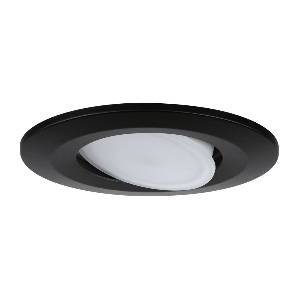 Detalj av LED innbyggingsspot Calla svingbar CCT IP65 3-pack svart