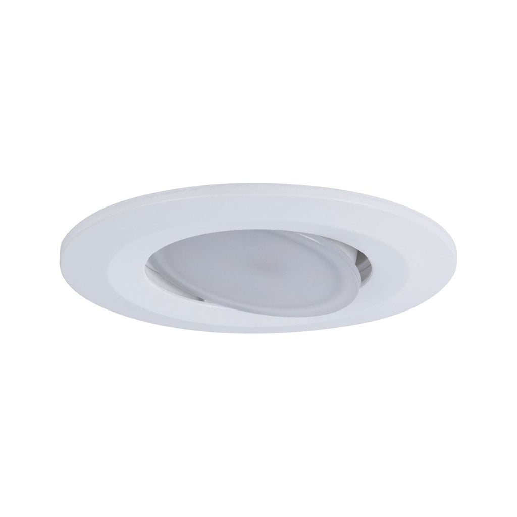 LED innbyggingsspot Calla svingbar dimbar 3-pack hvit IP65 detalj