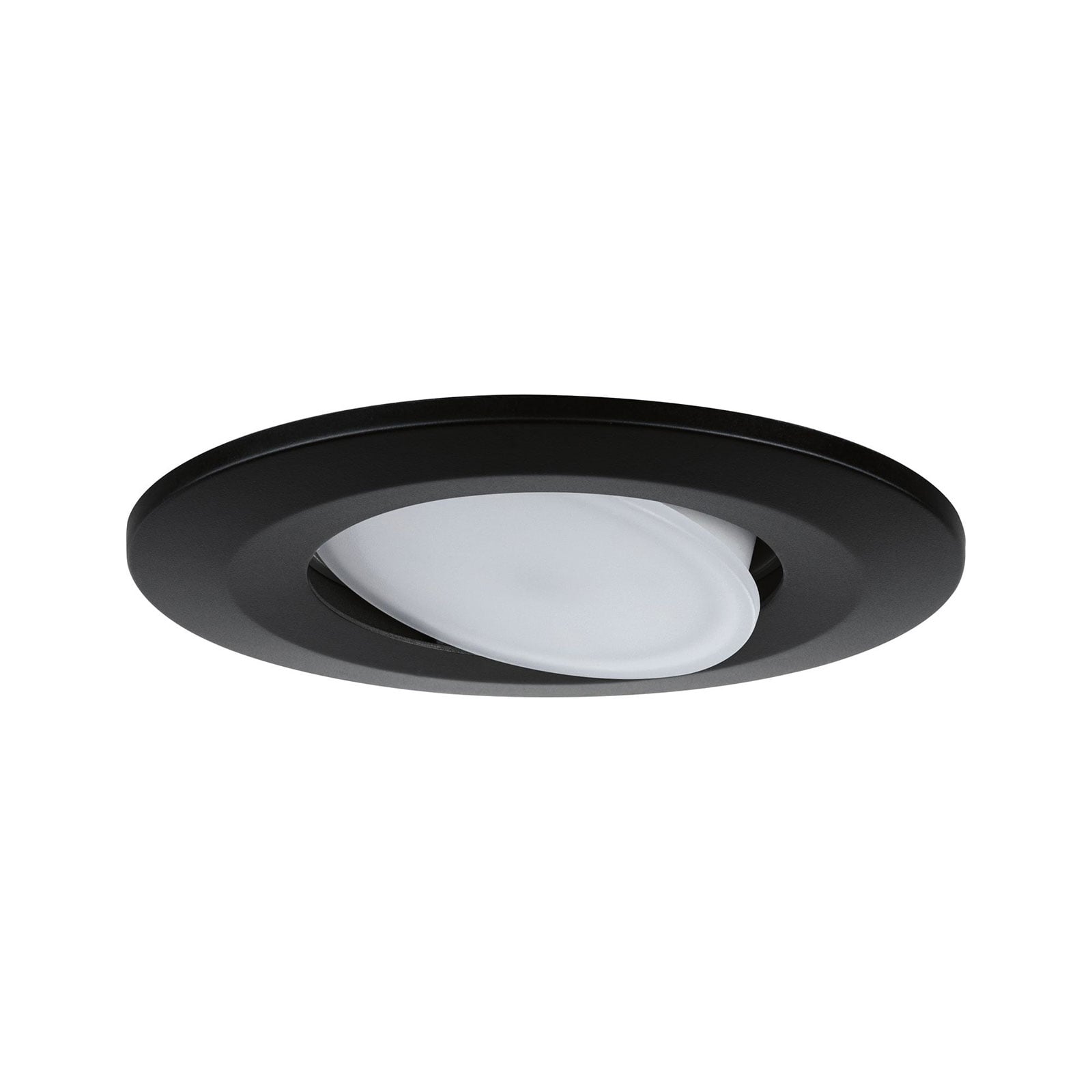 LED innbyggingsspot Calla svingbar svart IP65 3-pk detalj