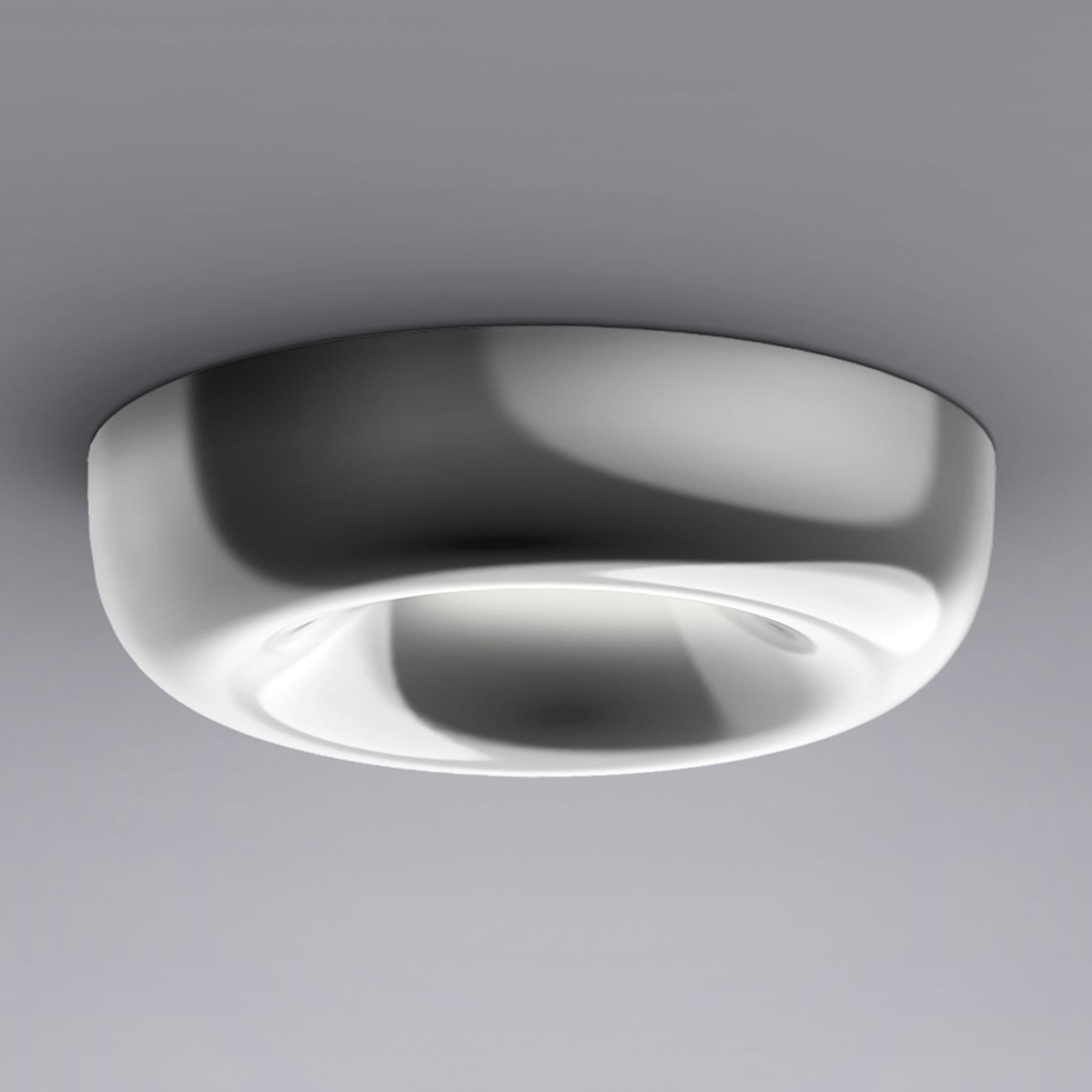 LED innbyggingsspot Cavity Recessed dimbar aluminium Ø12,5 cm forfra