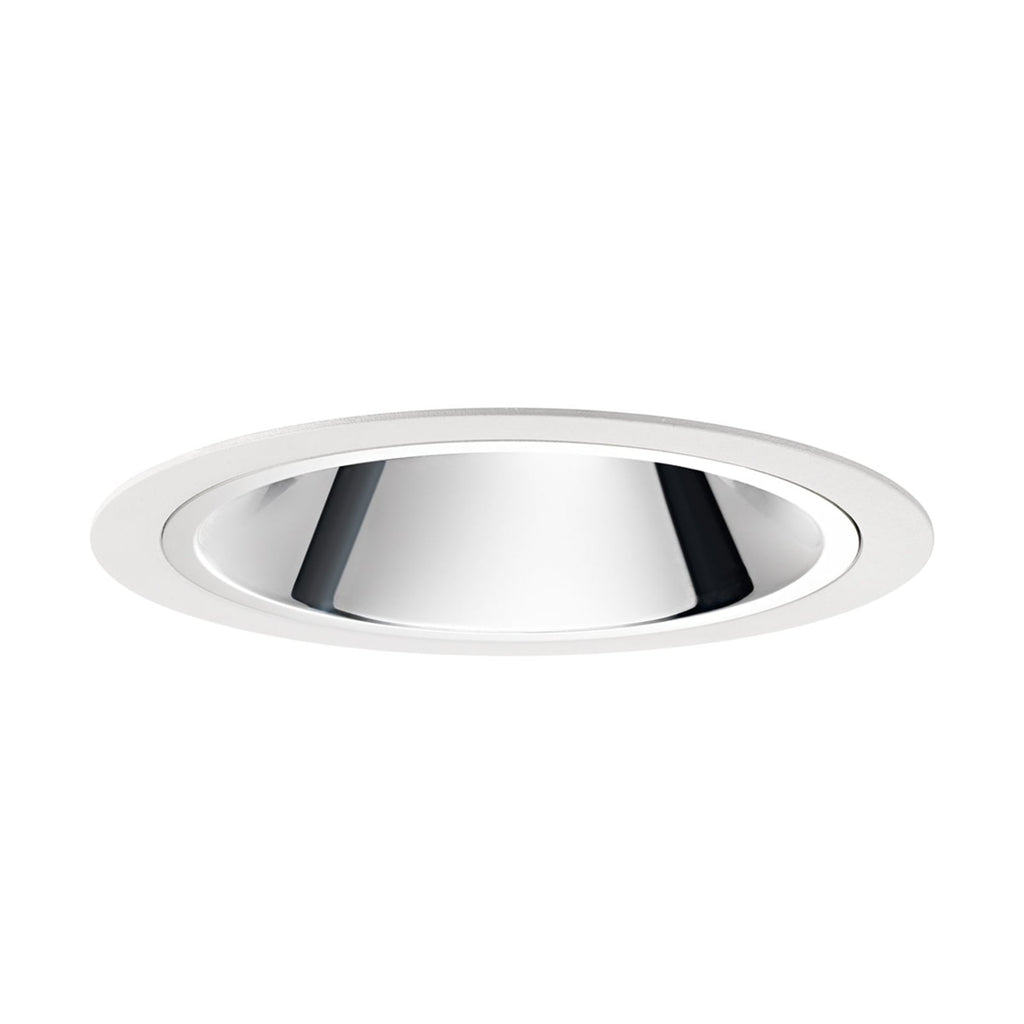 LED innbyggingsspot Centro hvit aluminium bakside