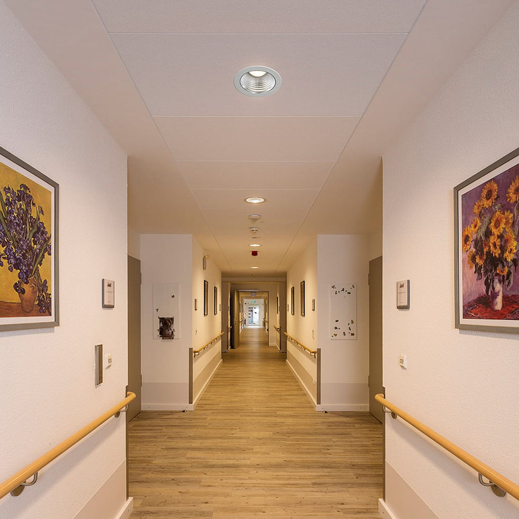 LED innbyggingsspot CIRCLEugr bakside med tilkobling