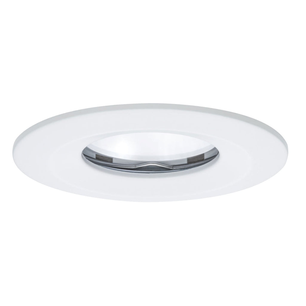 LED innbyggingsspot Coin Slim dimbar Ø7,8 cm IP65 Paulmann lys i bruk