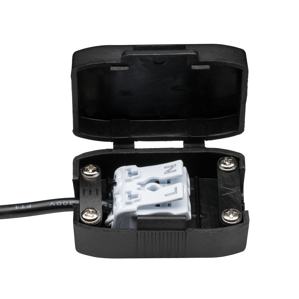LED innbyggingsspot Cole dimbar sølv-svart IP44 Ø8,8 cm dimmer