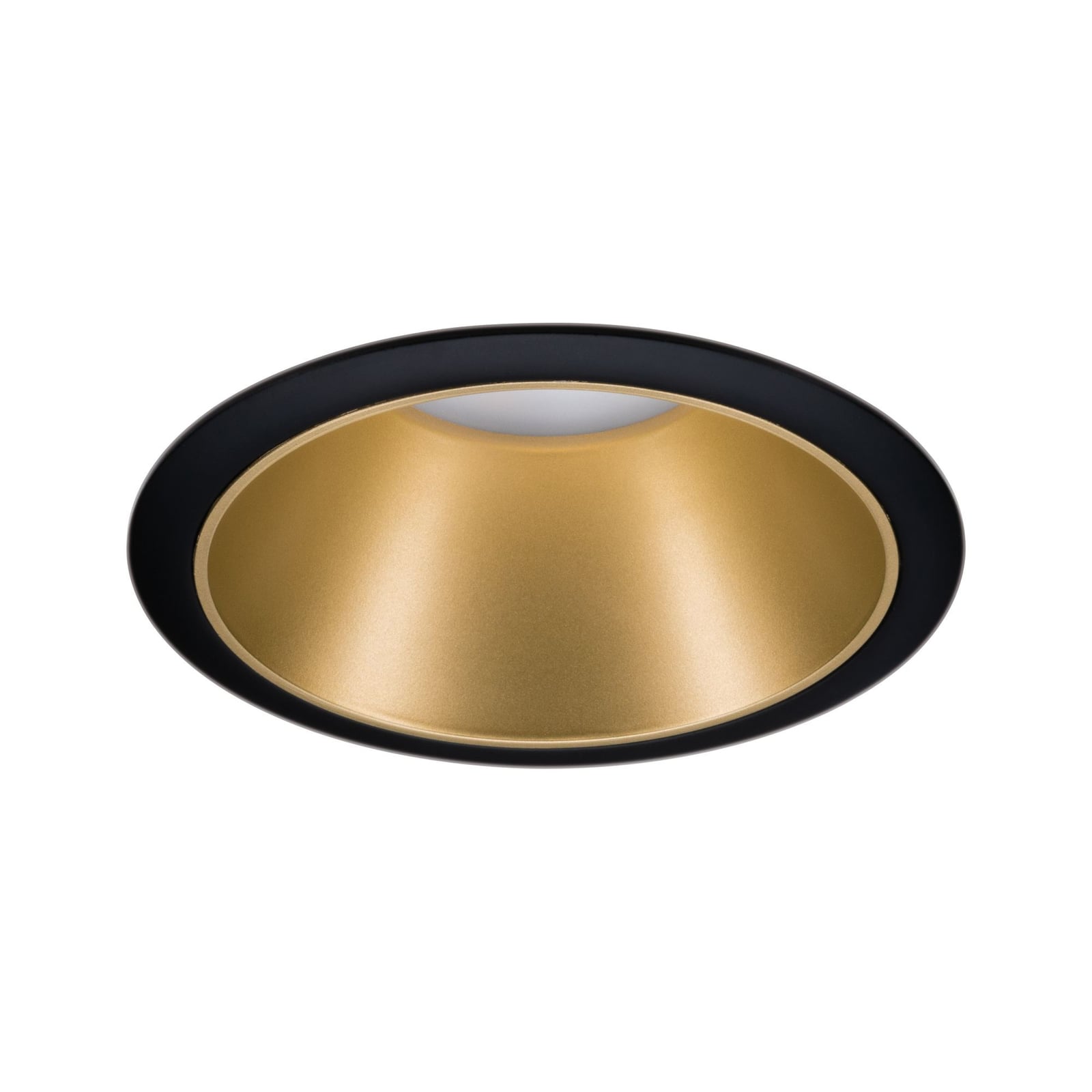 LED innbyggingsspot Cole gull-svart Ø9 cm IP44 dimbar detalj