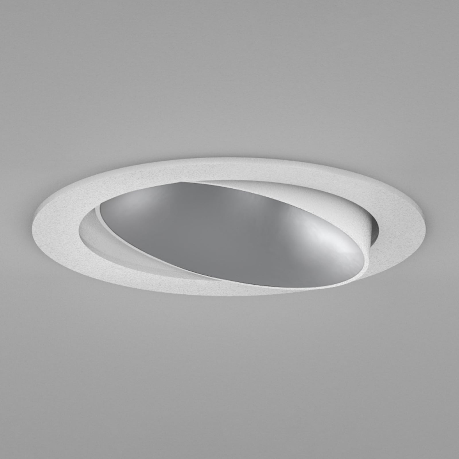 LED innbyggingsspot Dark Night R svingbar 13W 2700K Ø10,5 cm forfra