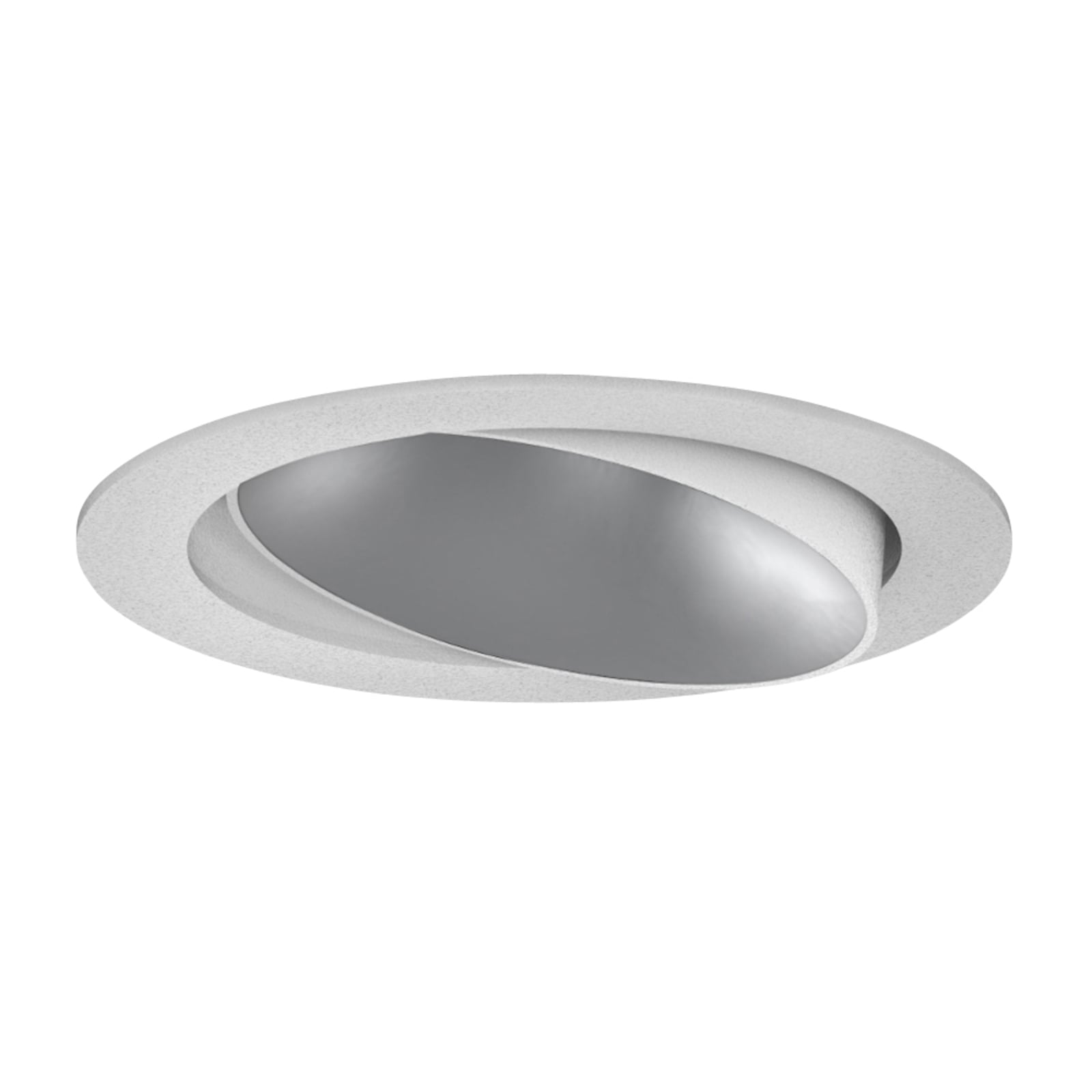 LED innbyggingsspot Dark Night R svingbar bakside med monteringsdetaljer