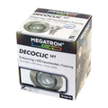 LED innbyggingsspot Decoclic sett GU10 4,5W børstet stål for takbelysning