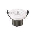 LED innbyggingsspot Diled Ø8,5 cm 10W Dim-To-Warm hvit forfra