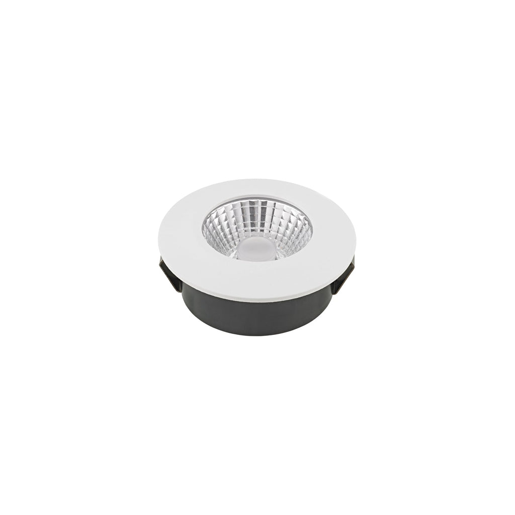 LED innbyggingsspot Diled Dim-To-Warm hvit forfra