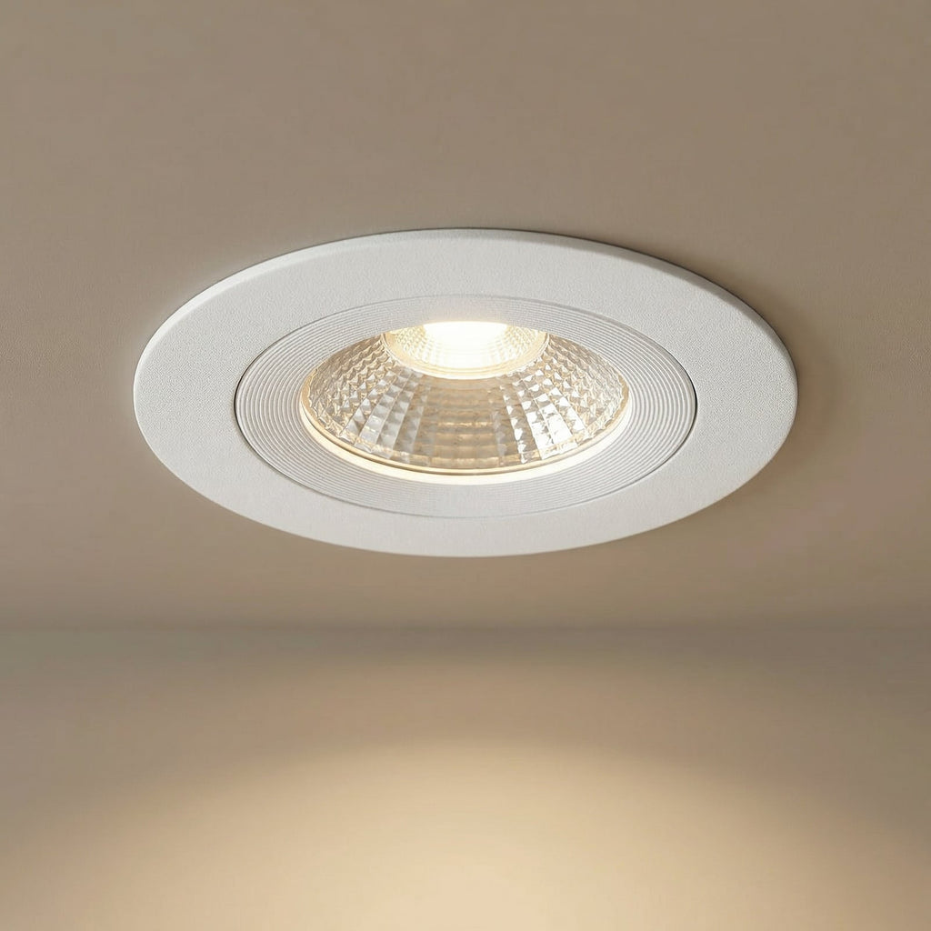 Detalj av LED innbyggingsspot Diled dimbar Ø8,5 cm 10W 3000K hvit