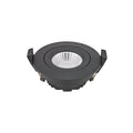 LED innbyggingsspot Diled dimbar svart Ø8,5 cm 6W 3000K Ra95 front
