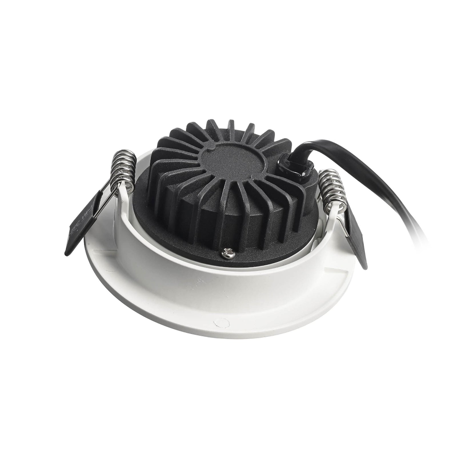 Detalj av LED innbyggingsspot Dione dimbar hvit IP44 8,5W 2700K