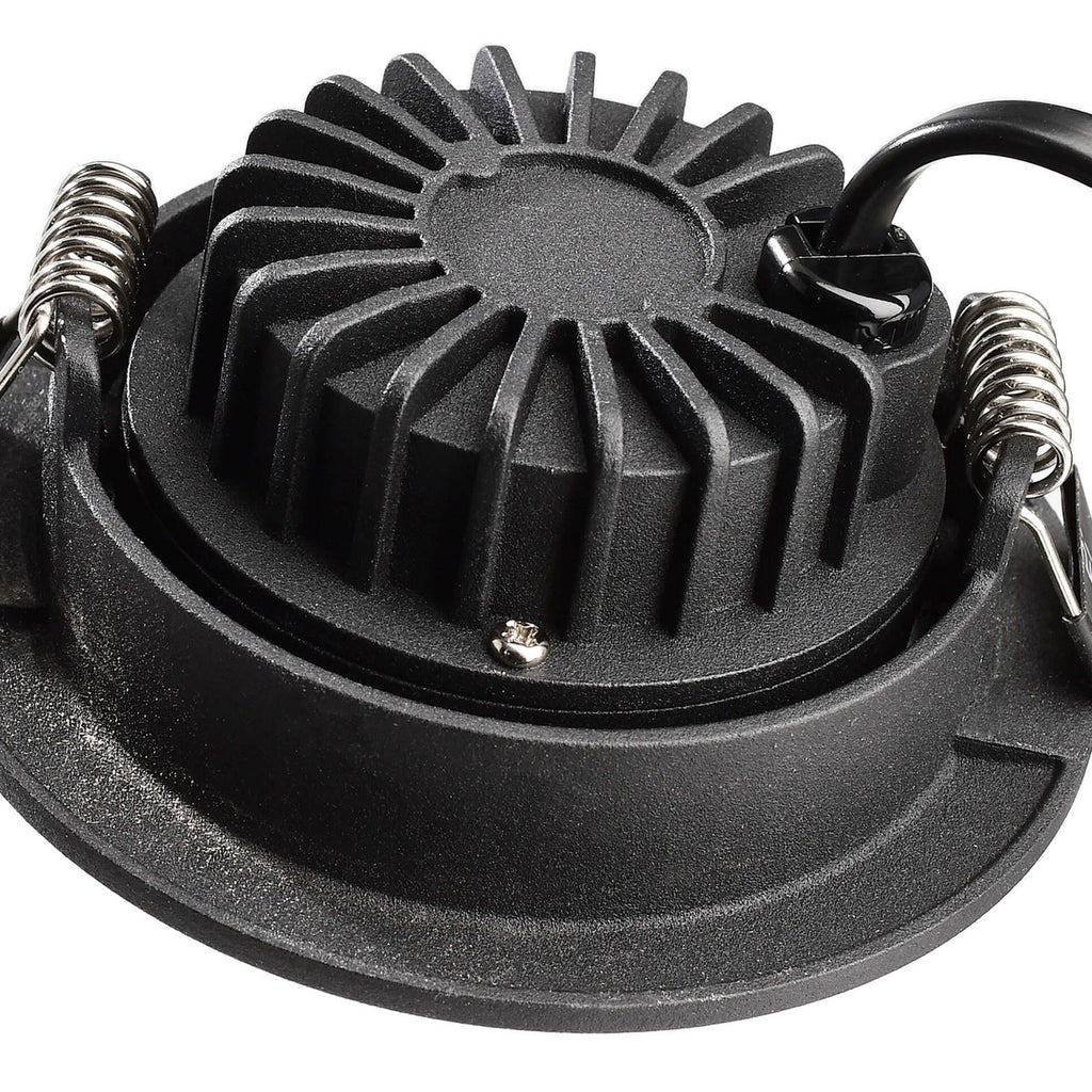 LED innbyggingsspot Dione dimbar svart Ø8,2 cm 4000K - Deko-Light