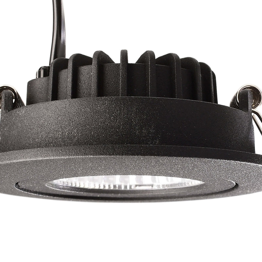 LED innbyggingsspot Dione dimbar svart Ø8,2 cm 4000K - Deko-Light