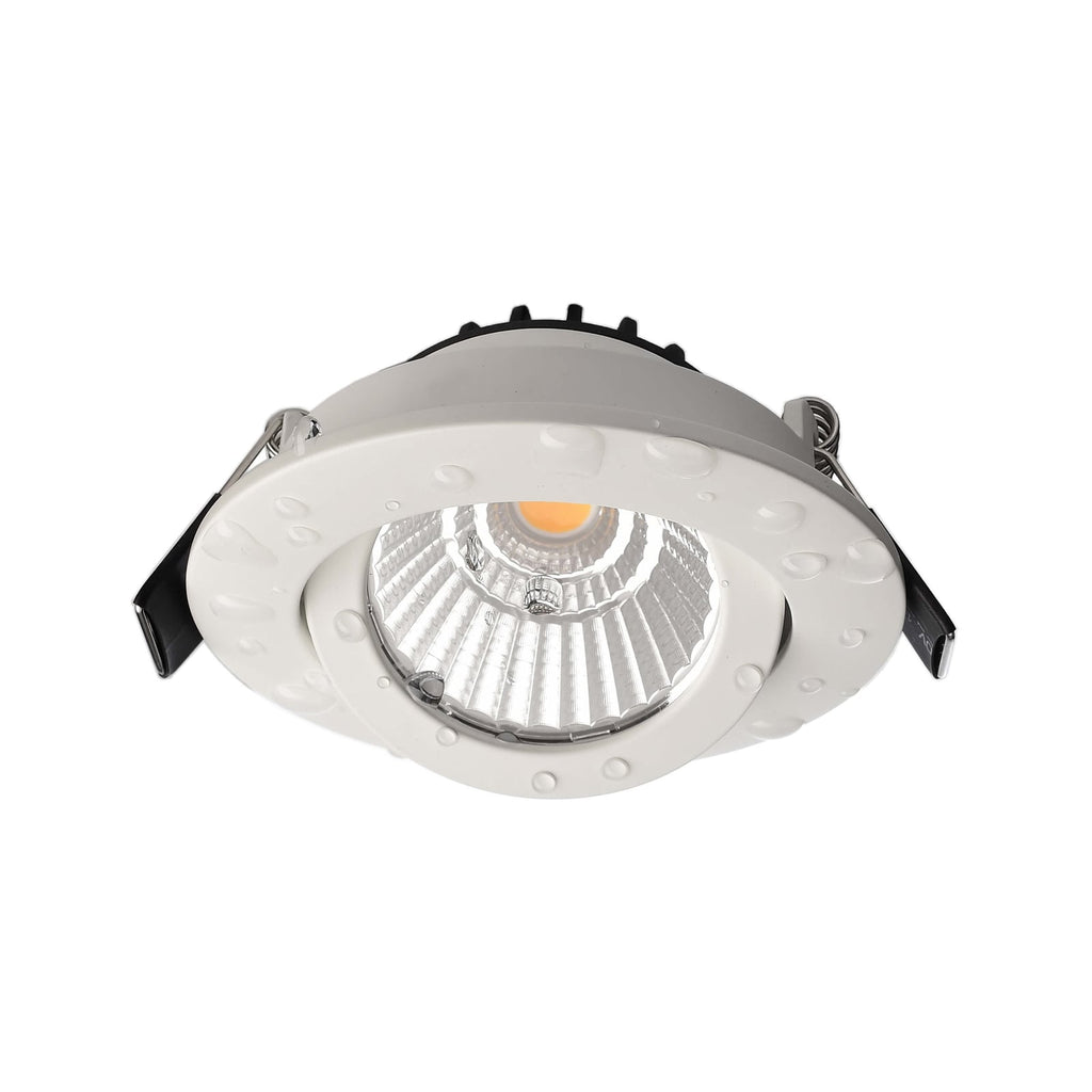 LED innbyggingsspot Dione dim-to-warm hvit forfra