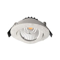 LED innbyggingsspot Dione dimbar hvit forfra
