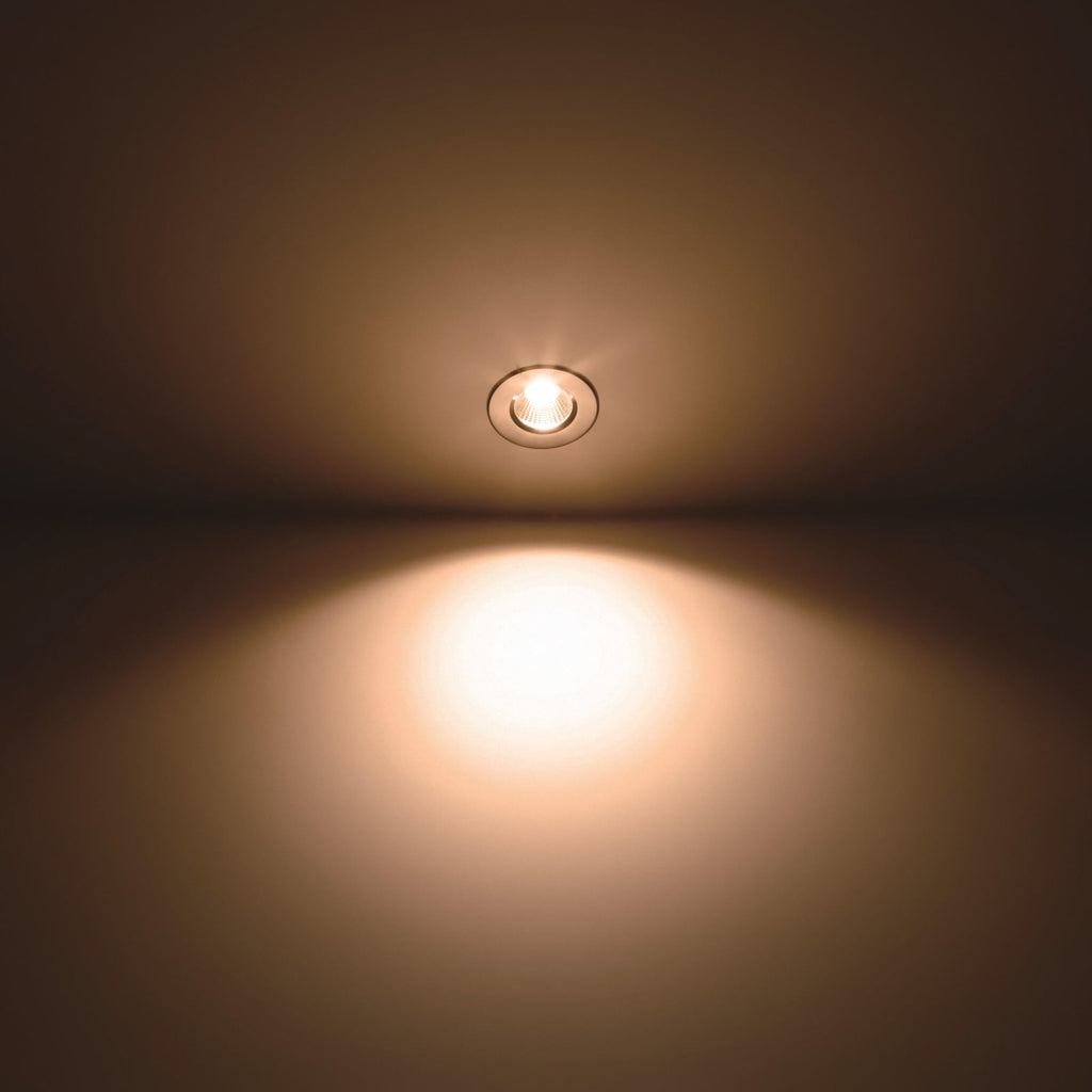 LED innbyggingsspot Dive dimbar nikkel IP65 5,5W 2700K - Philips bakside