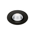 LED innbyggingsspot Dive rund svart IP65 dimbar 5,5W - Philips forfra