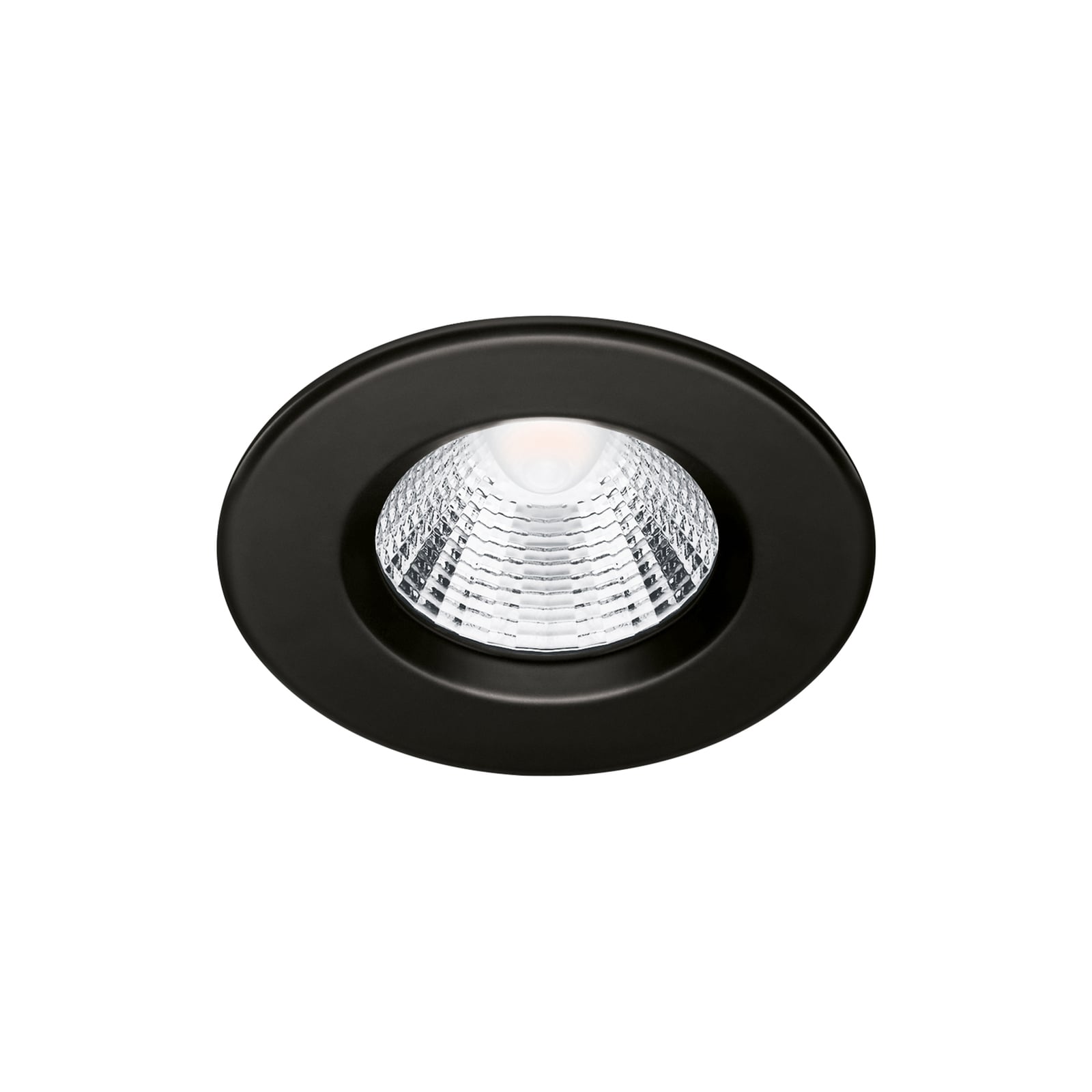 LED innbyggingsspot Dive rund svart IP65 dimbar 5,5W - Philips forfra