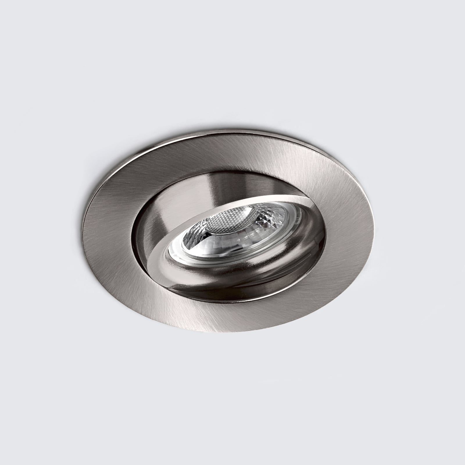 LED innbyggingsspot DL6809 dimbar nikkel IP44 dim-to-warm bakside