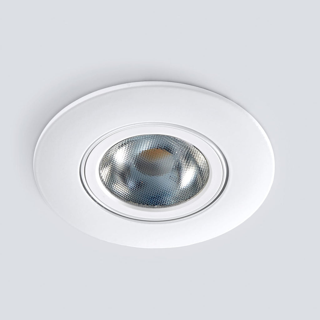 Bakside av LED innbyggingsspot DL8002 svingbar dimbar 8,5W IP65 fra Heitronic