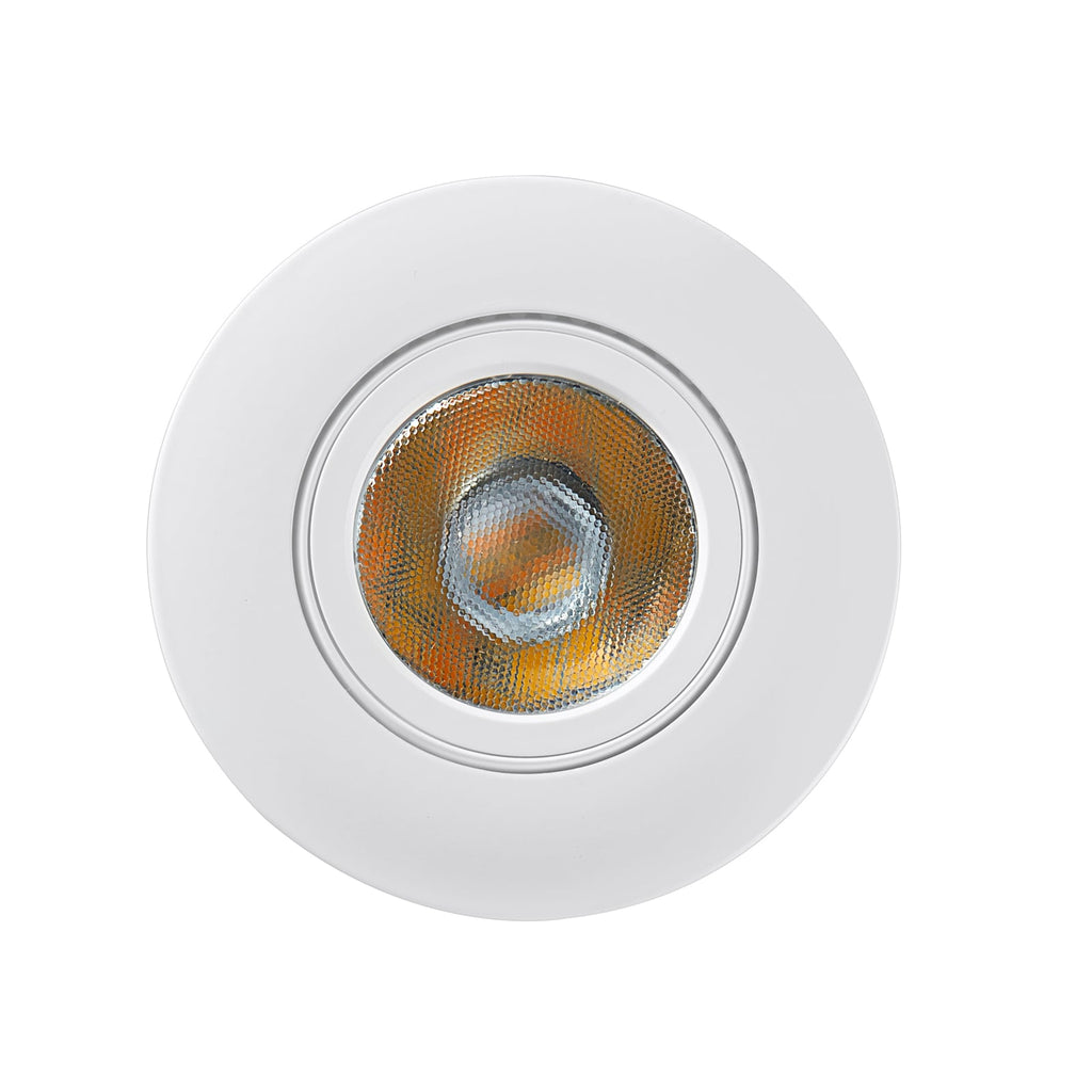 Nærbilde av LED innbyggingsspot DL8002 svingbar dimbar 8,5W IP65 fra Heitronic