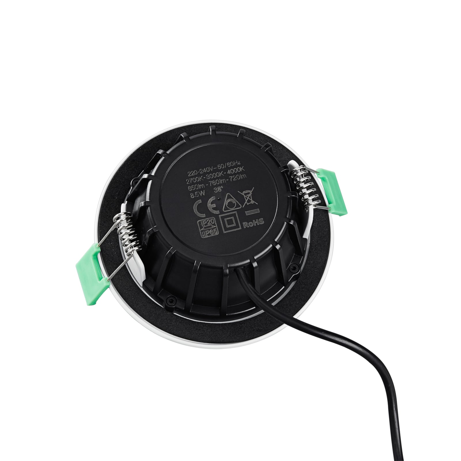 LED innbyggingsspot DL8002 svingbar dimbar 8,5W IP65 fra Heitronic utsnitt