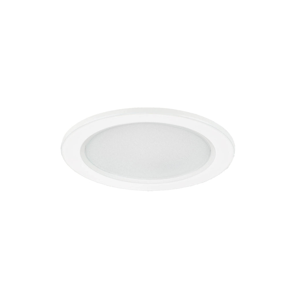 LED innbyggingsspot DN145B detalj av aluminiumramme og diffusor