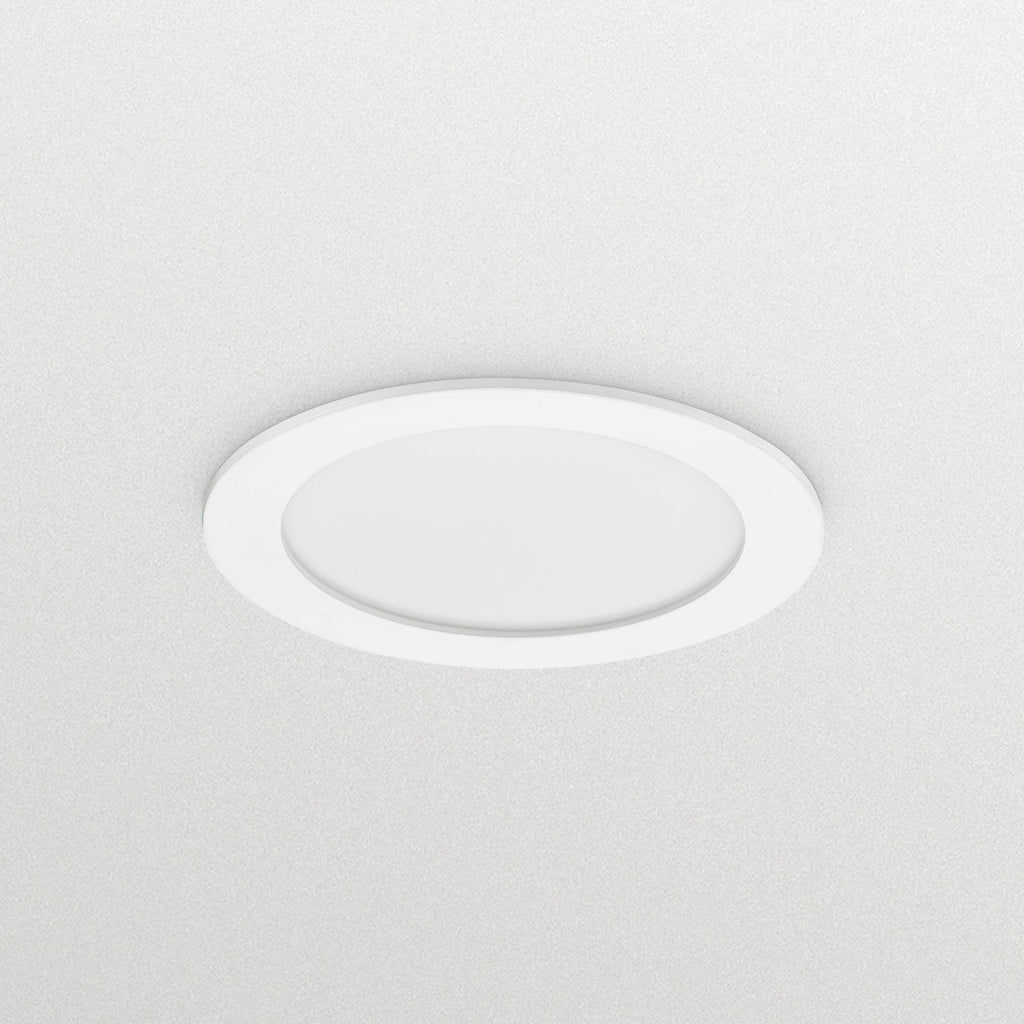 LED innbyggingsspot DN145B dimbar DALI IP44 13W 3000K Philips Professional forfra