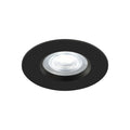 LED innbyggingsspot Don Smart RGBW dimbar IP65 svart forfra