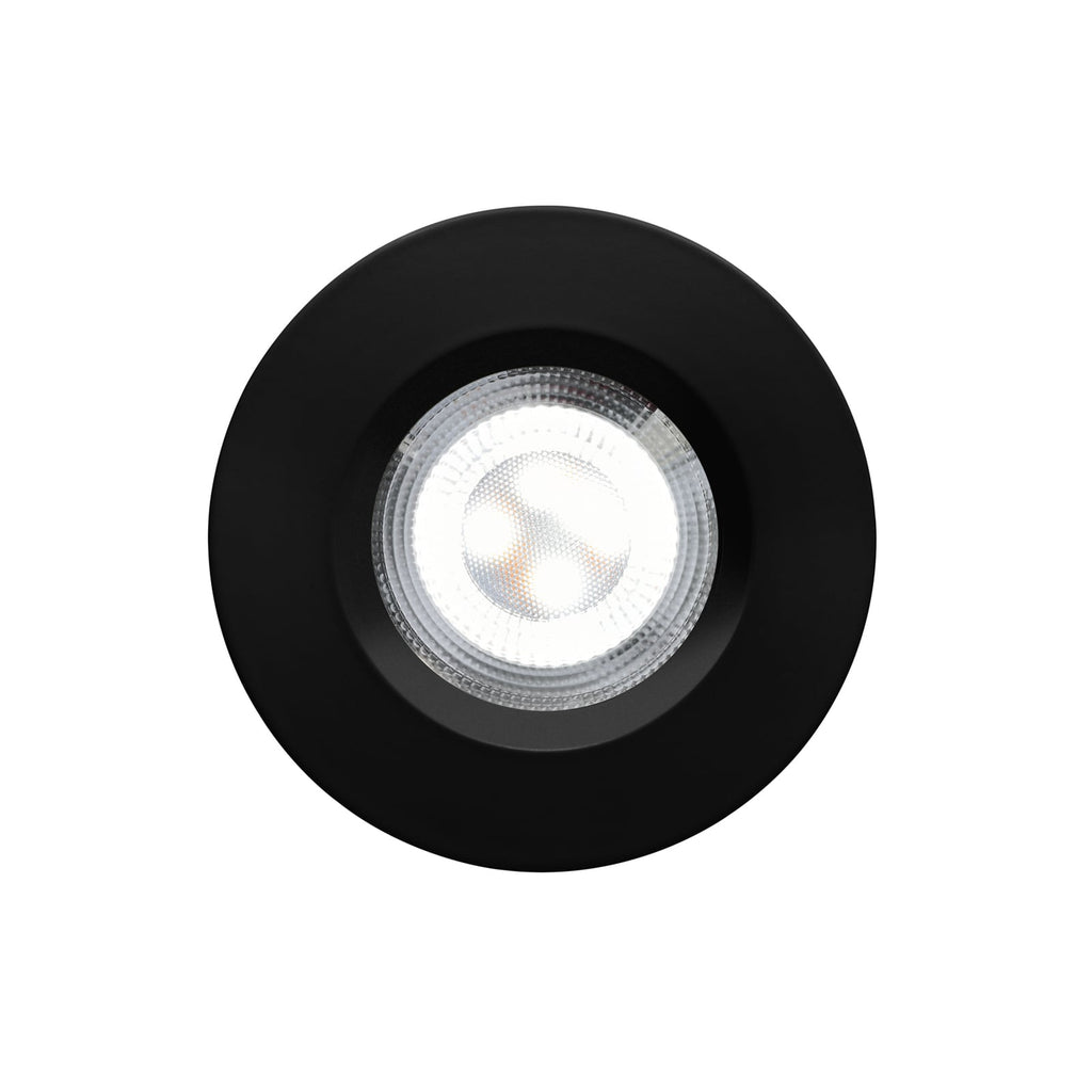 Detalj av LED innbyggingsspot Don Smart RGBW dimbar IP65 svart