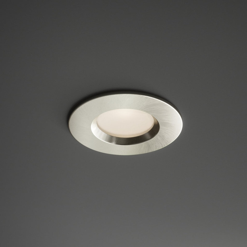 LED innbyggingsspot Dorado Smart dimbar CCT IP65 nikkel bakside