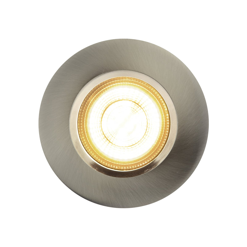 Detalj av LED innbyggingsspot Dorado Smart dimbar CCT IP65 nikkel
