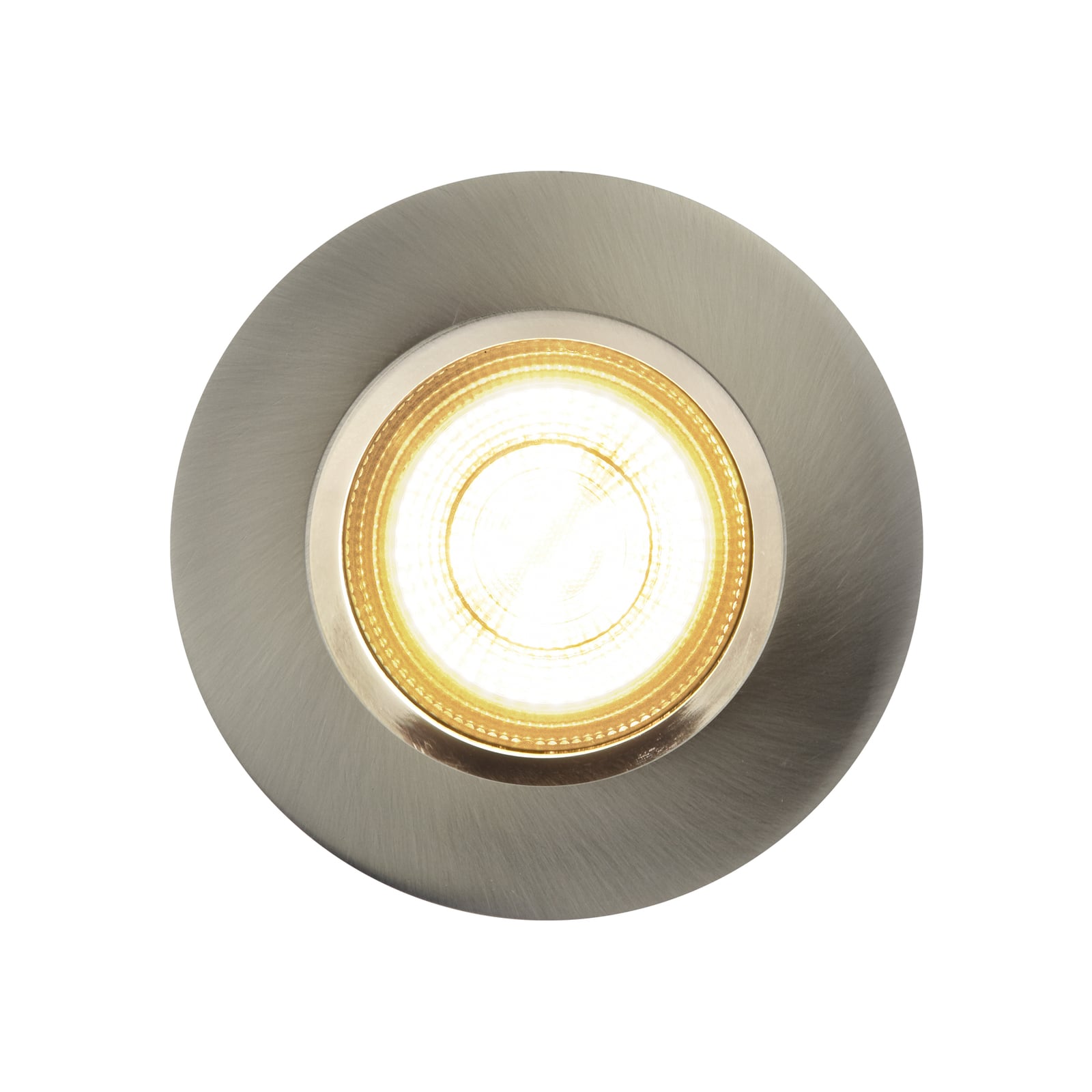 Detalj av LED innbyggingsspot Dorado Smart dimbar CCT IP65 nikkel