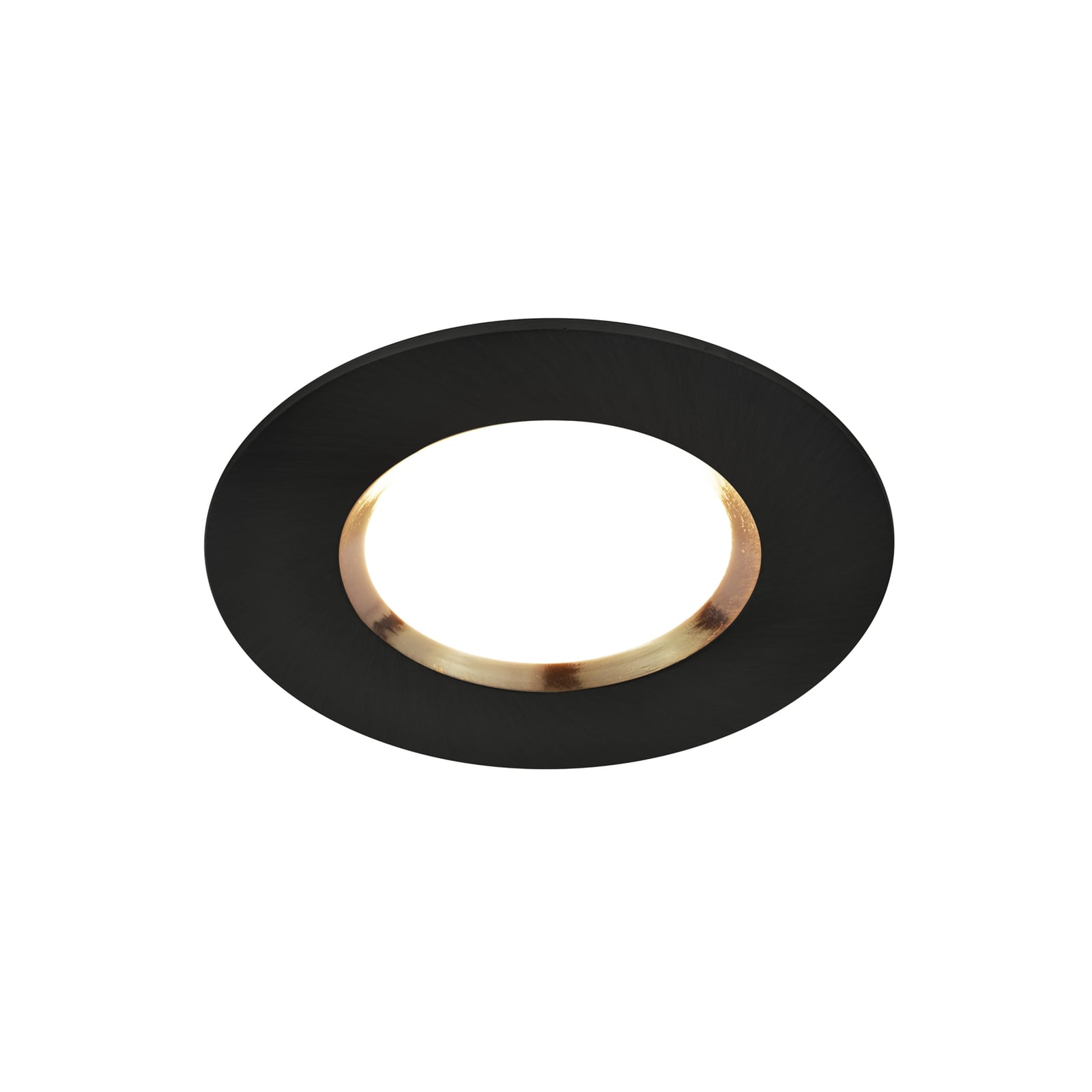 LED innbyggingsspot Dorado Smart dimbar CCT IP65 svart forfra