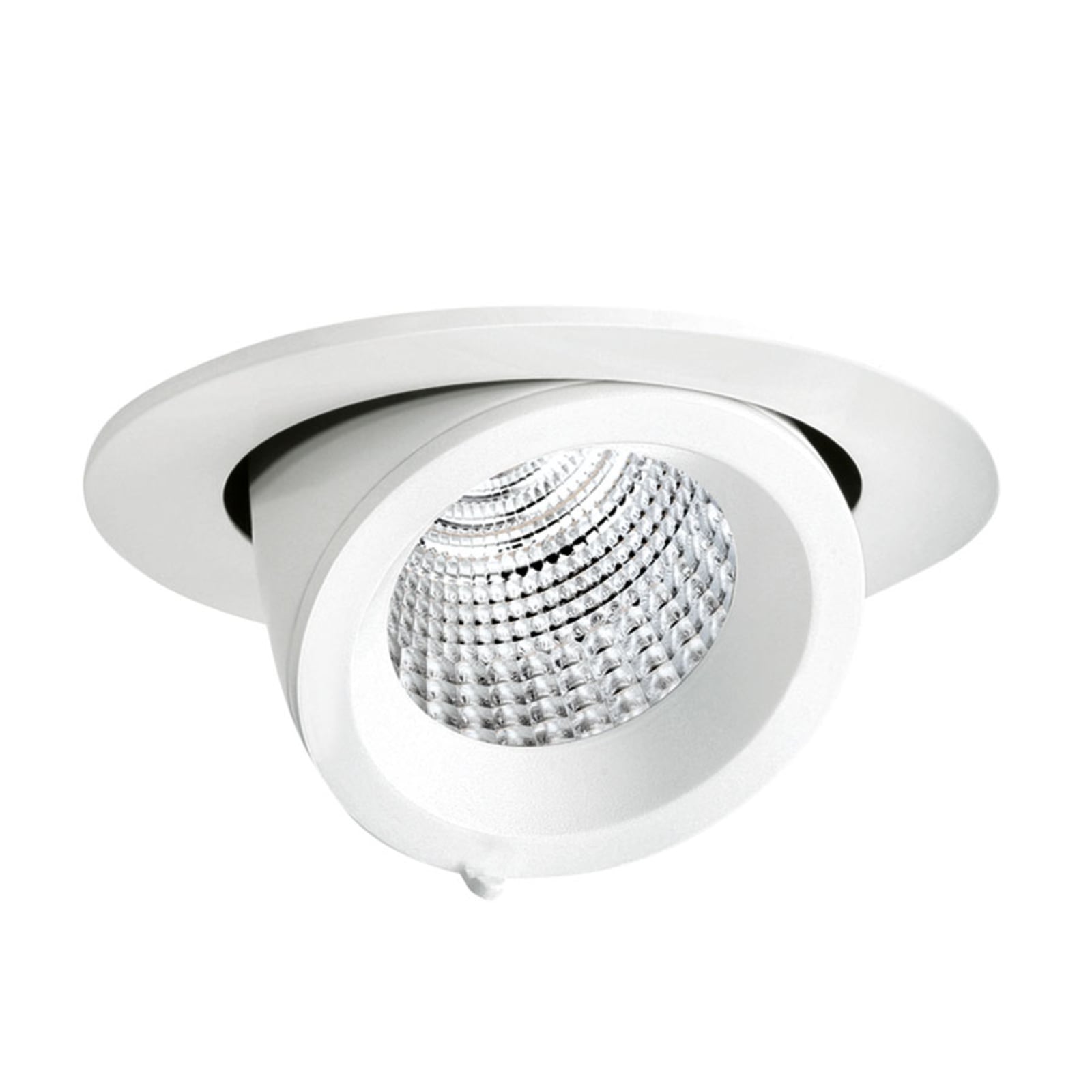 LED innbyggingsspot EB431 svingbar hvit 9W 4000K bakside