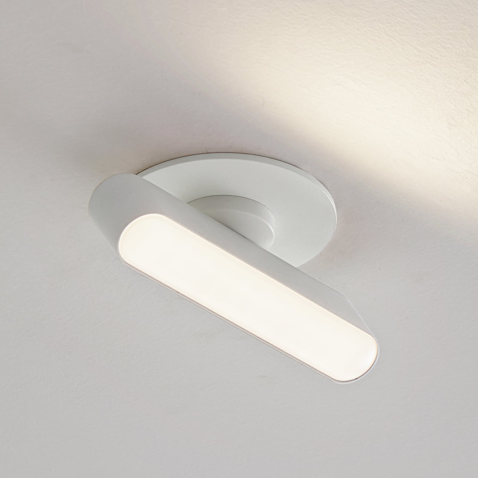 LED innbyggingsspot Eldrin dimbar hvit 13,1 cm 3,6W forfra