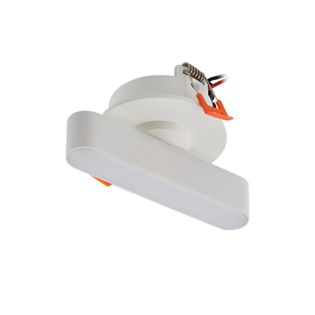 LED innbyggingsspot Eldrin dimbar hvit 13,1 cm 3,6W montert i tak
