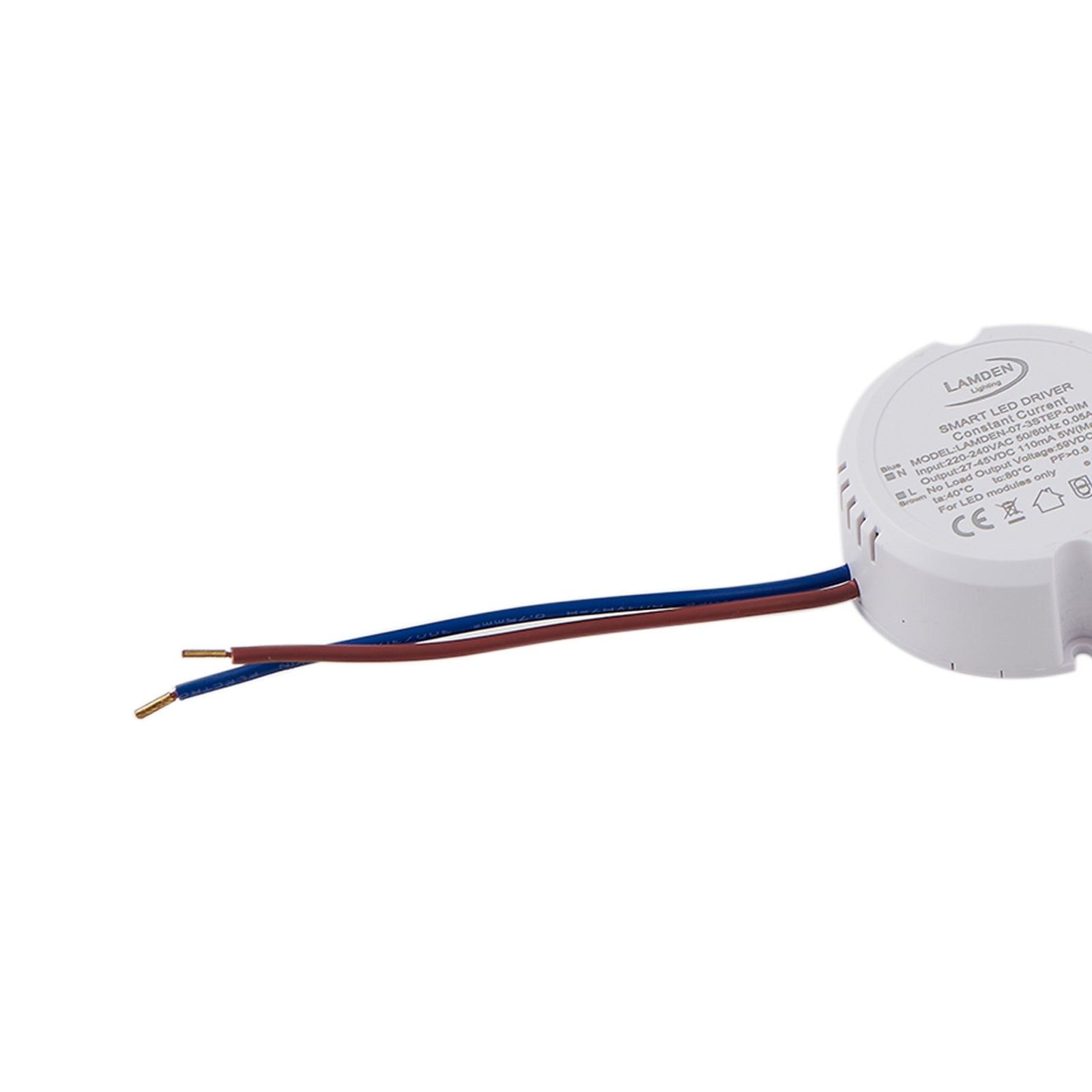 LED innbyggingsspot Eldrin dimbar hvit 13,1 cm 3,6W med dimmer