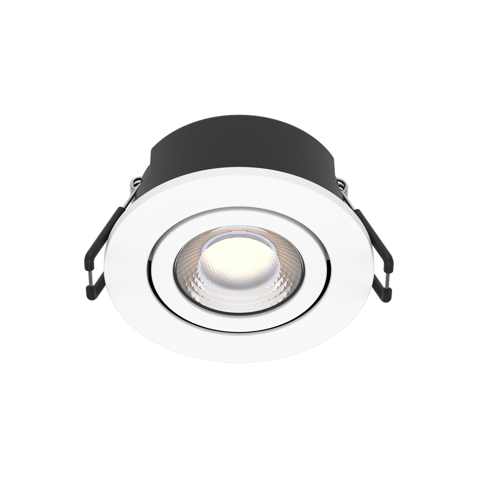 LED innbyggingsspot Eliar svingbar dimbar IP65 CCT hvit forfra