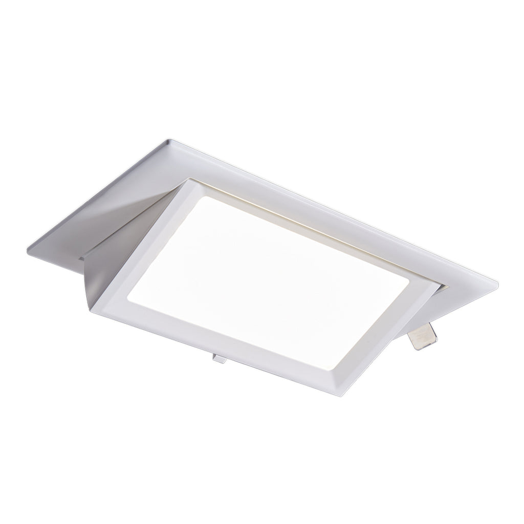LED innbyggingsspot FLEXA svingbar 38W justerbar fargetemperatur forfra