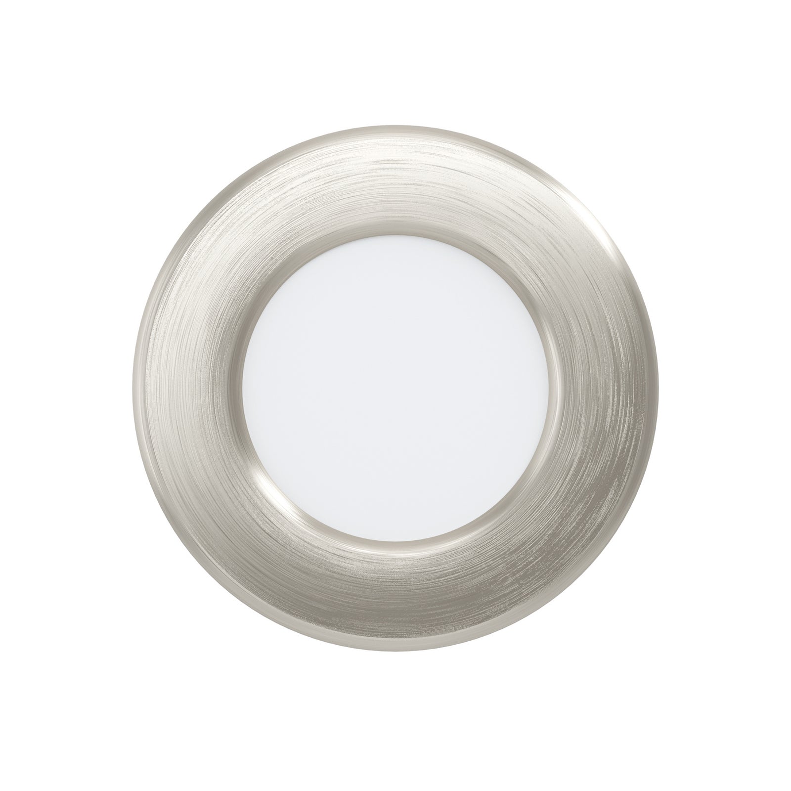 Montert LED innbyggingsspot Fueva 6-Z dimbar 3-pk IP44 Ø8,8 cm grå i tak