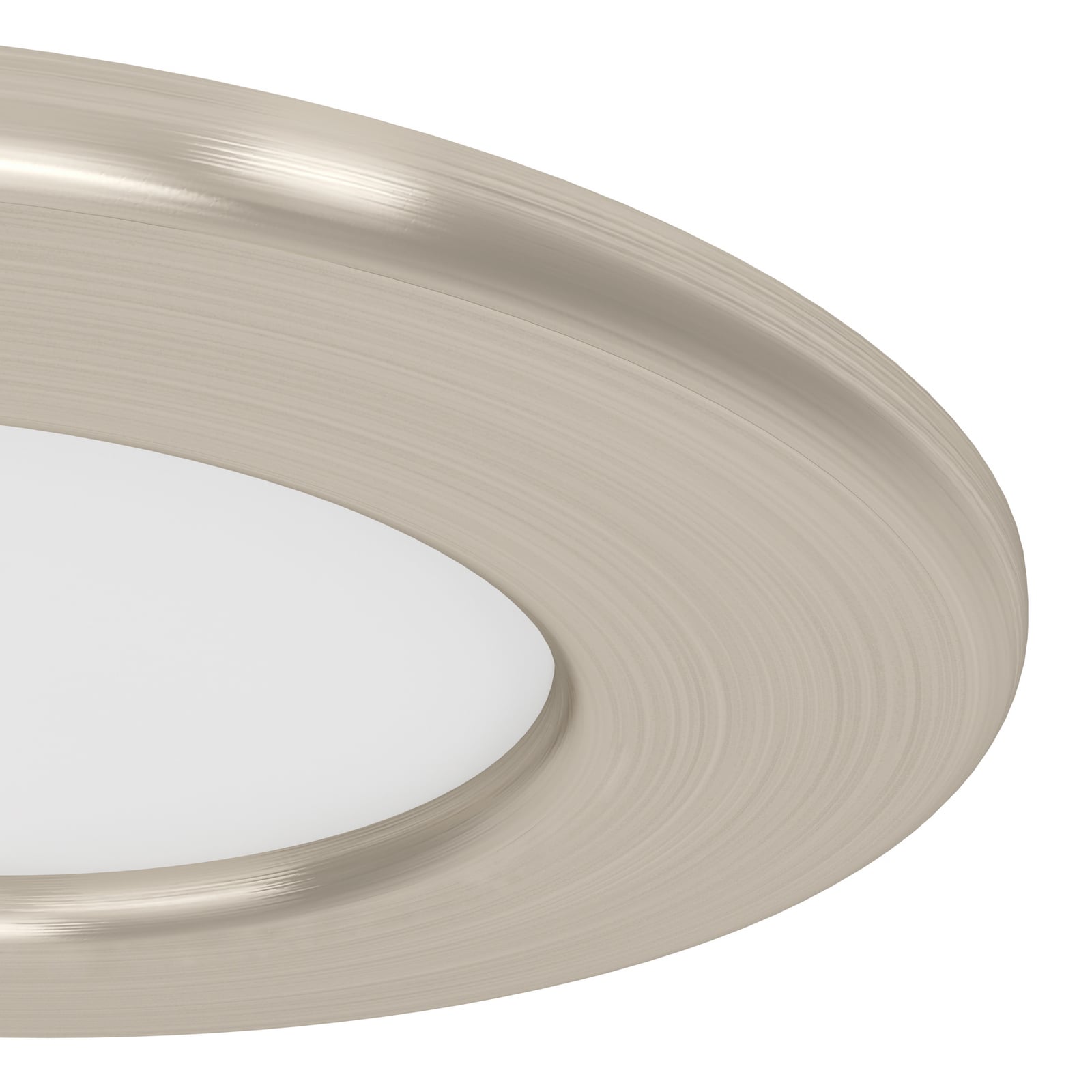 LED innbyggingsspot Fueva 6-Z dimbar 3-pk IP44 Ø8,8 cm grå detalj av monteringsdel