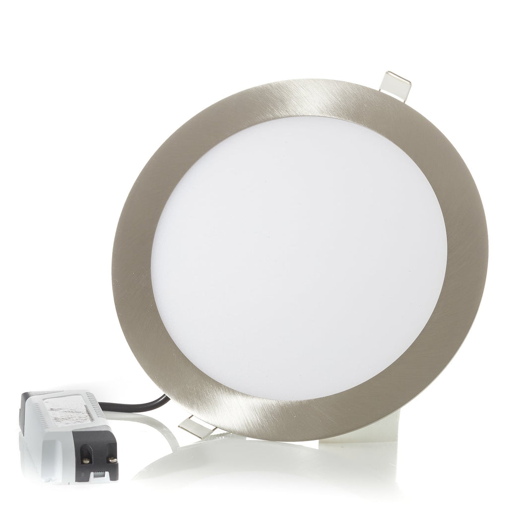 LED innbyggingsspot Fueva-C RGBW dimbar matt nikkel dimmer