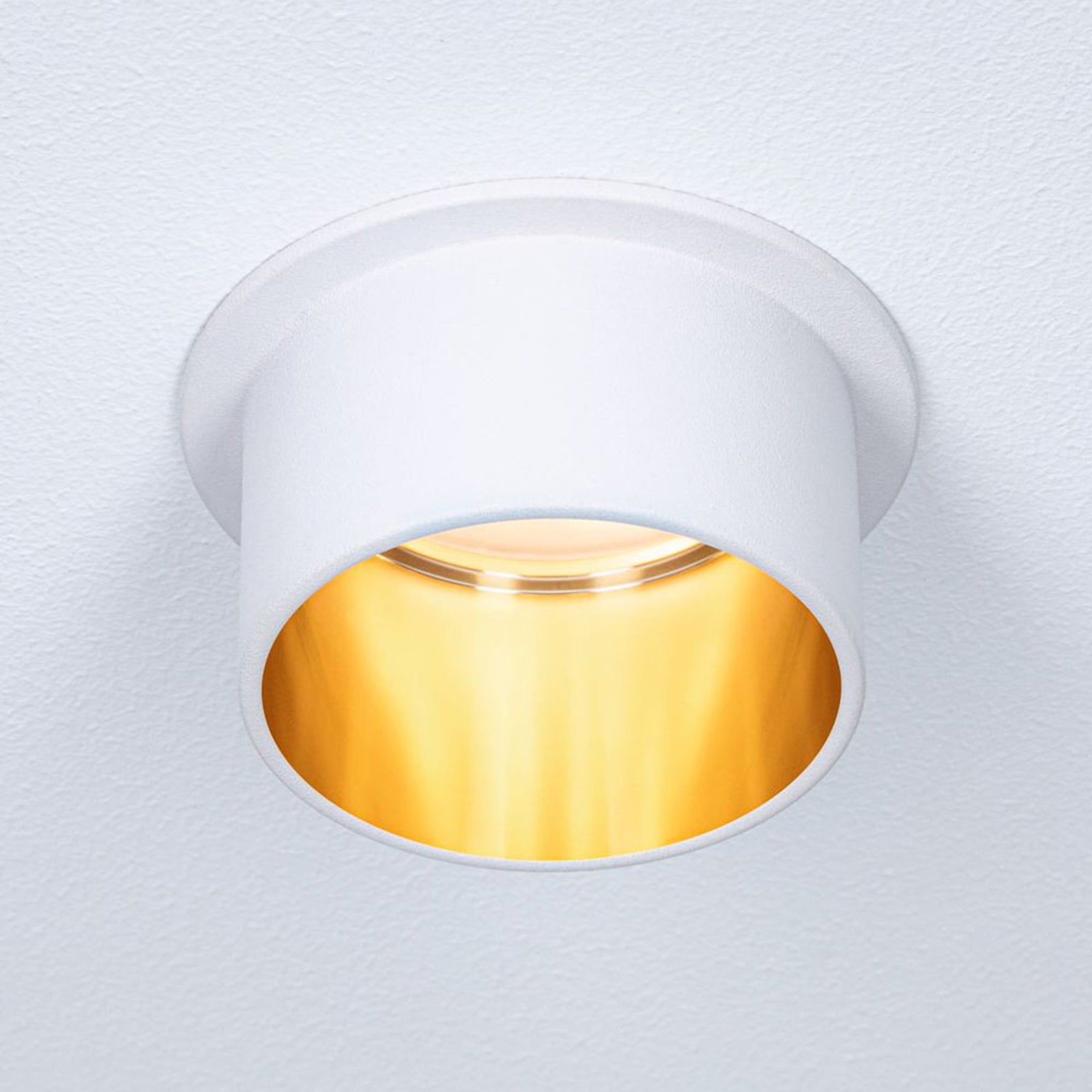 LED innbyggingsspot Gil dimbar 3-pk hvit matt/gull montert