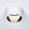 LED innbyggingsspot Gil dimbar hvit/svart matt IP44 Paulmann forfra