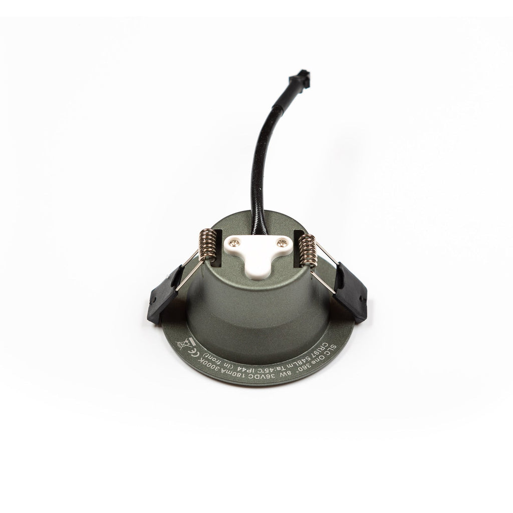 LED innbyggingsspot Green One 360° grønn hurtigkobling