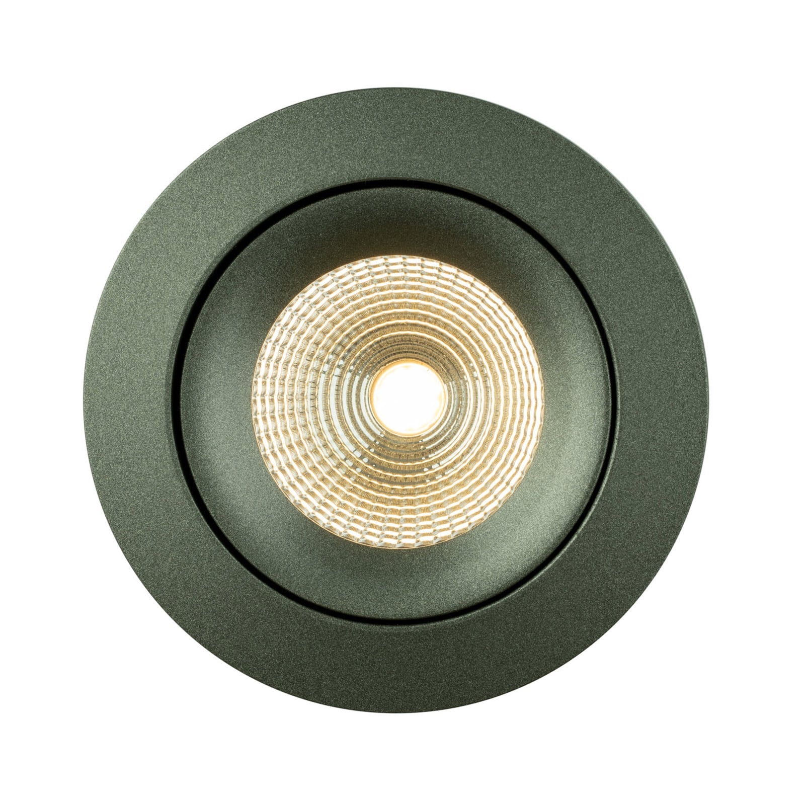 LED innbyggingsspot Green One 360° grønn nærbilde