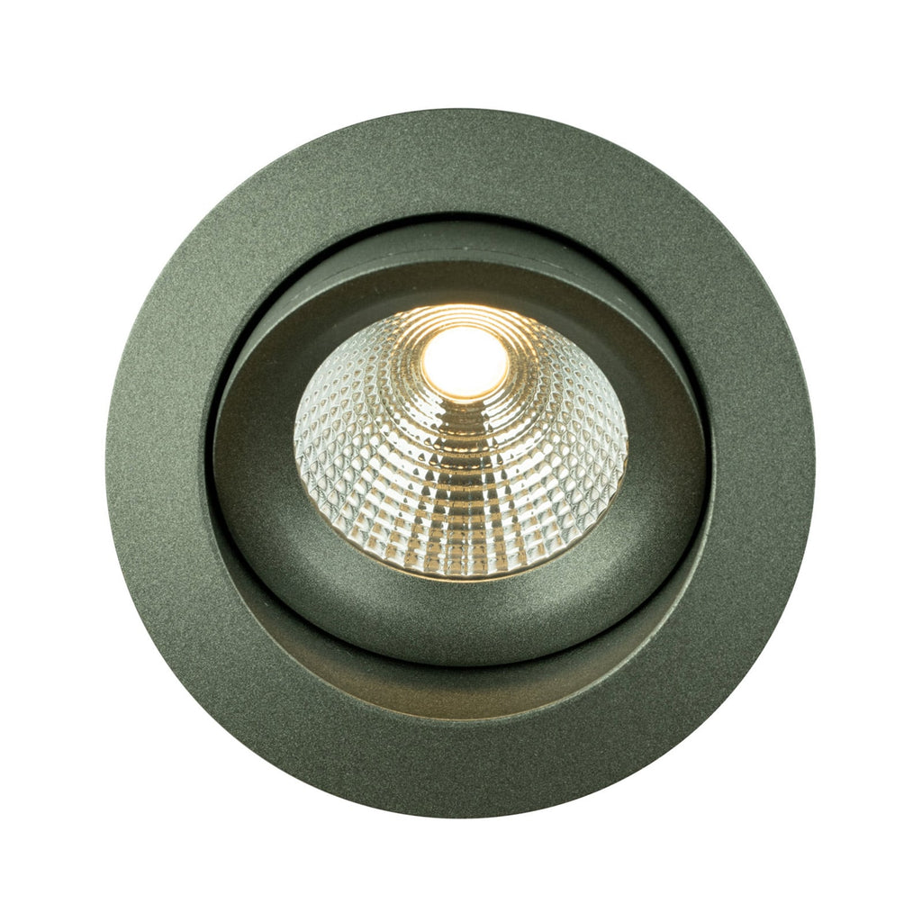 LED innbyggingsspot Green One 360° grønn vinkeljustering